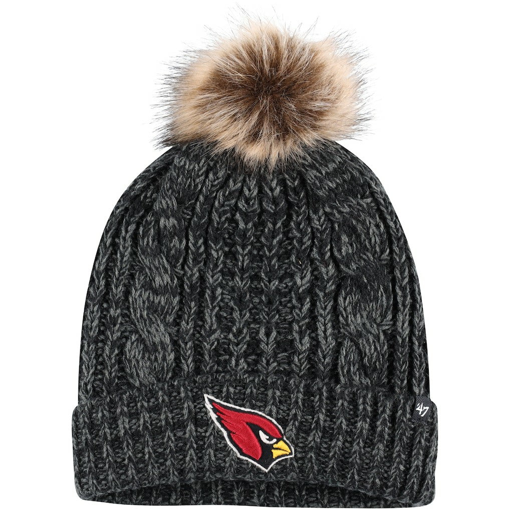 Arizona Cardinals 47 brand '47 Women's Meeko Cuffed Knit Hat with Pom