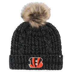 Cincinnati Bengals 47 brand '47 Women's Meeko Cuffed Knit Hat with Pom