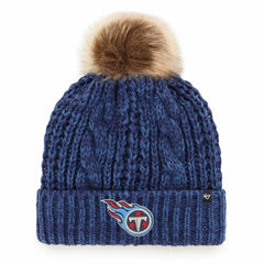 Tennessee Titans 47 brand '47 Women's Meeko Cuffed Knit Hat with Pom