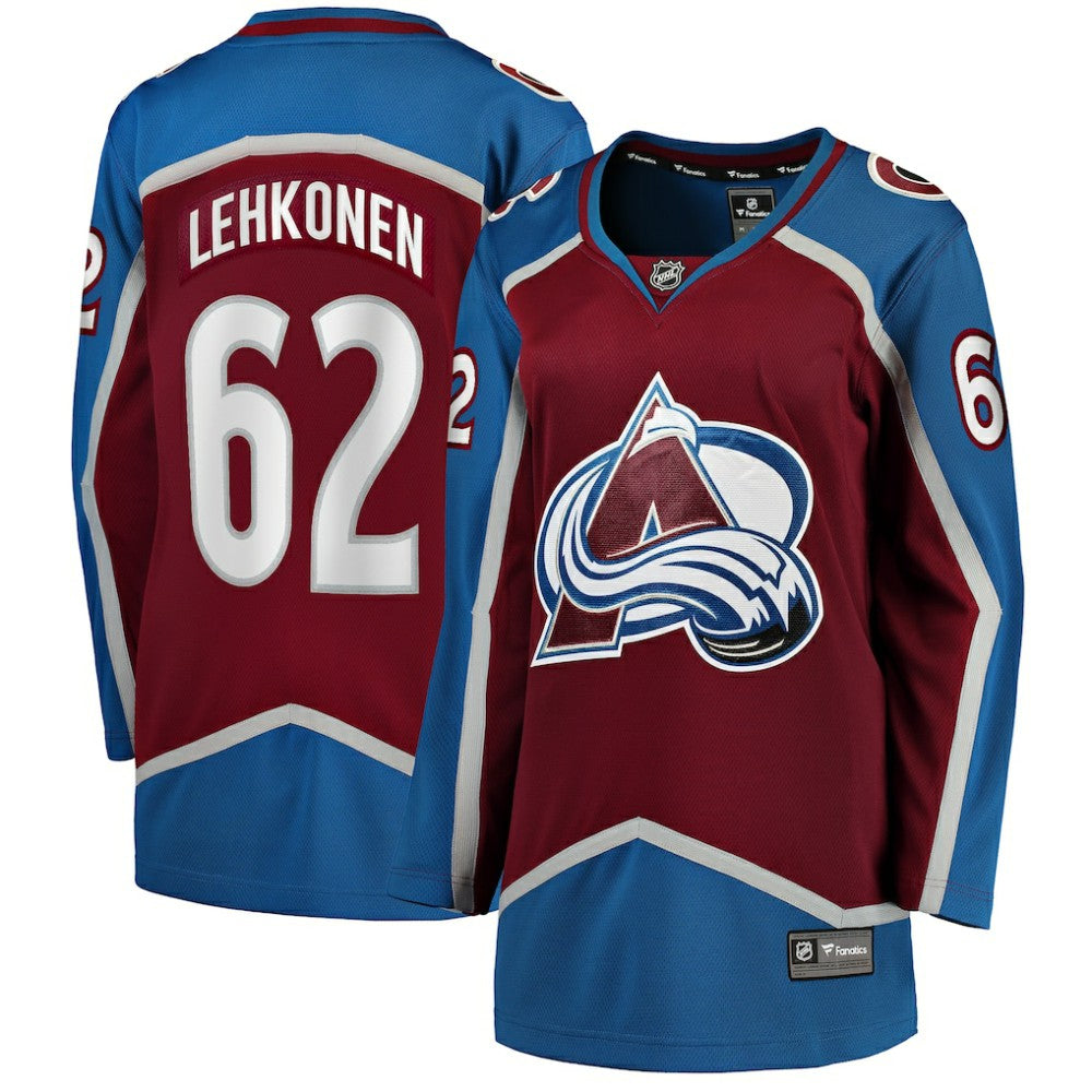 Artturi Lehkonen Colorado Avalanche Fanatics Women's Home Breakaway Player Jersey Sale