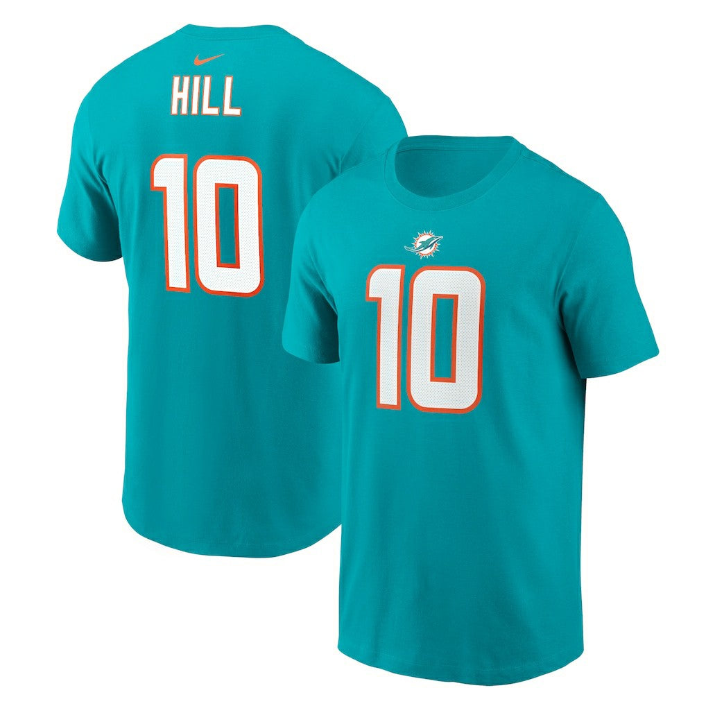 Miami Dolphins Nike Tyreek Hill  Player Name & Number T-Shirt