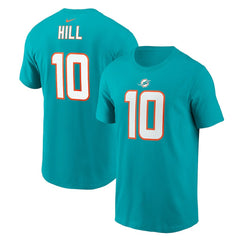 Miami Dolphins Nike Tyreek Hill  Player Name & Number T-Shirt