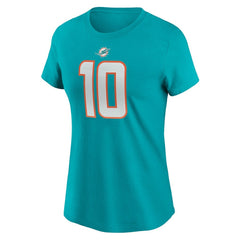 Miami Dolphins Nike Tyreek Hill  Women's Player Name & Number T-Shirt