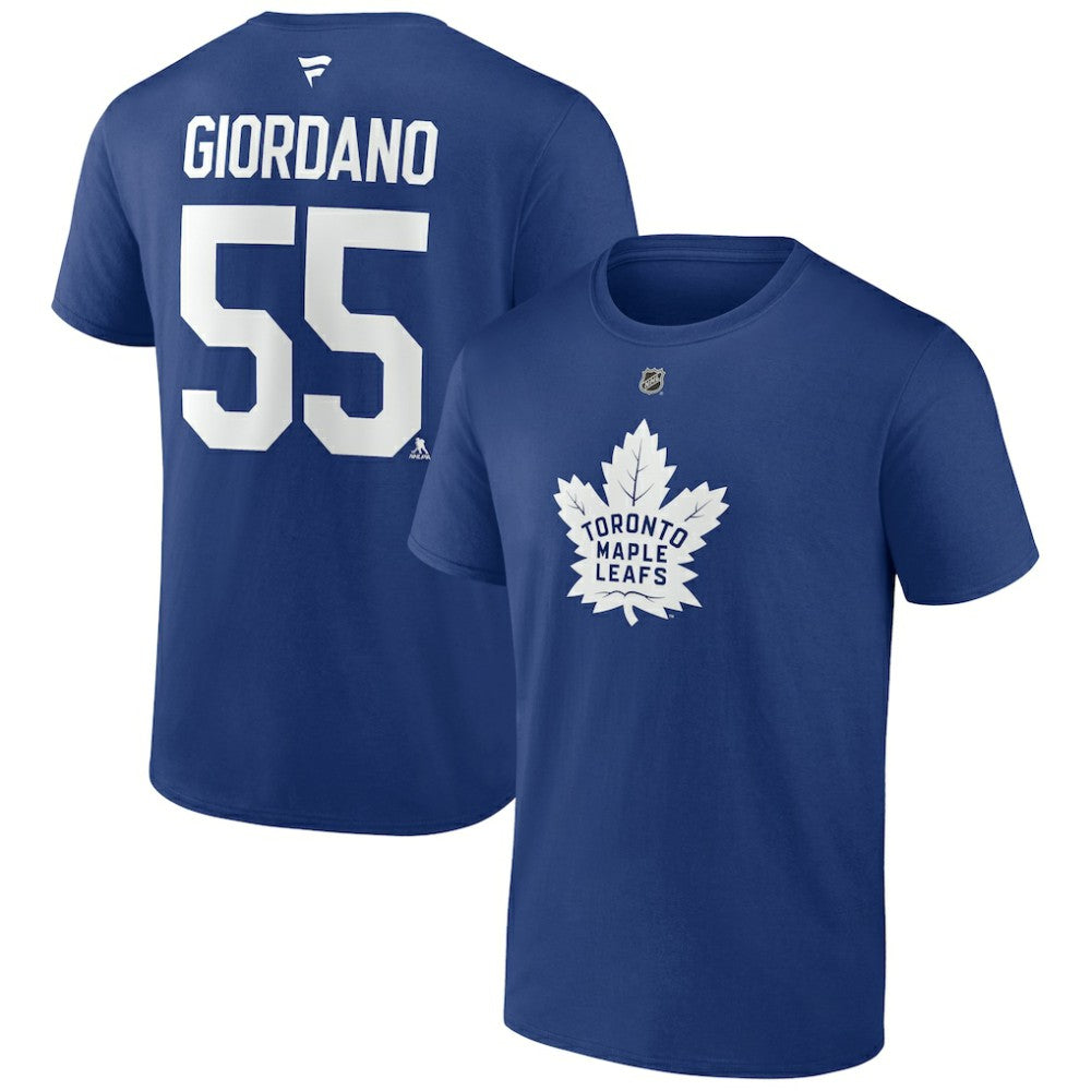 Mark Giordano Toronto Maple Leafs Fanatics Authentic Stack Name & Number T-Shirt Online