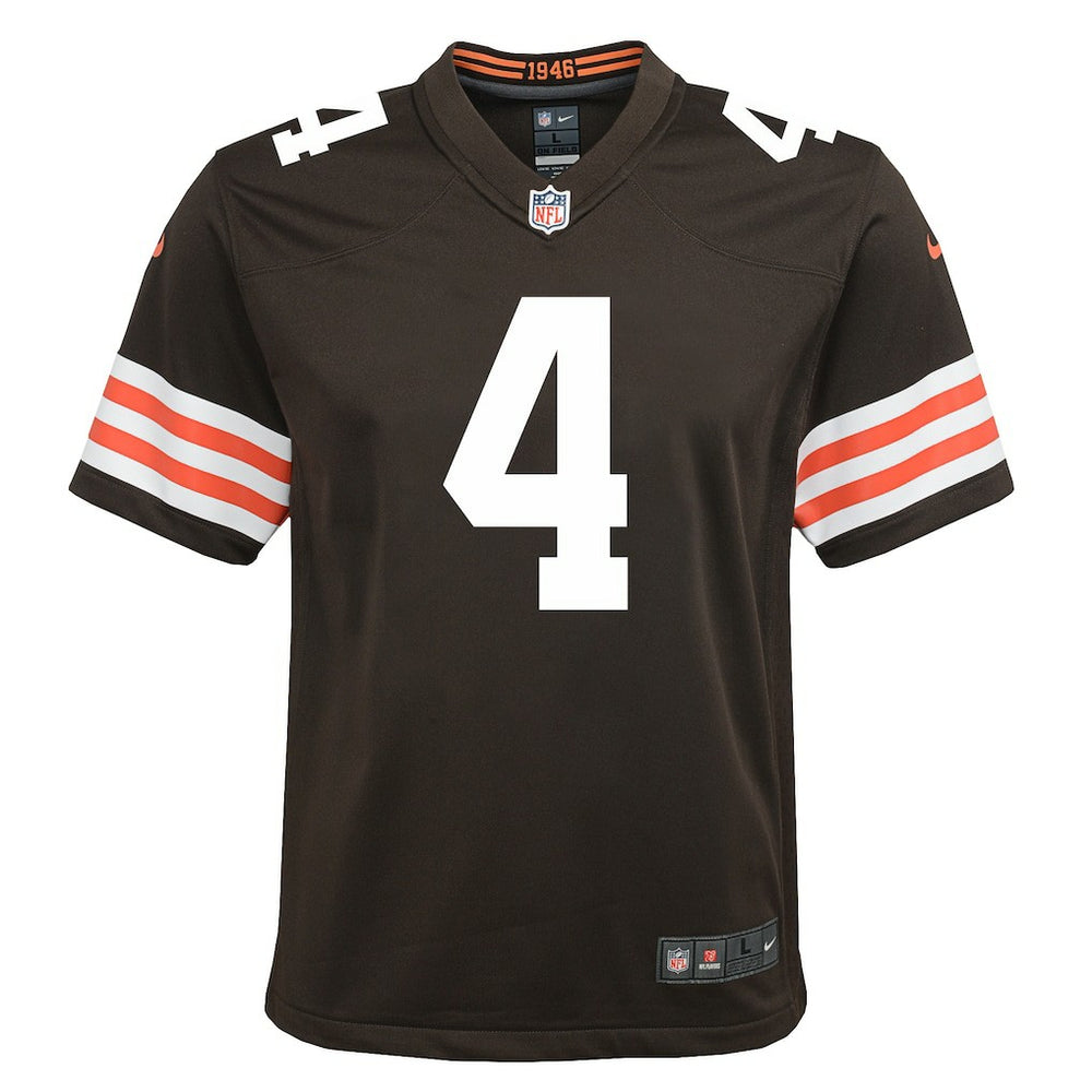 Cleveland Browns Nike Deshaun Watson  Youth Game Jersey