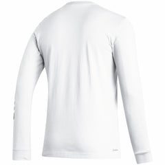Juventus Team Crest Long Sleeve T-Shirt White - Adidas