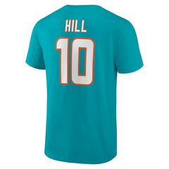 Miami Dolphins Fanatics Tyreek Hill  Player Icon Name & Number T-Shirt