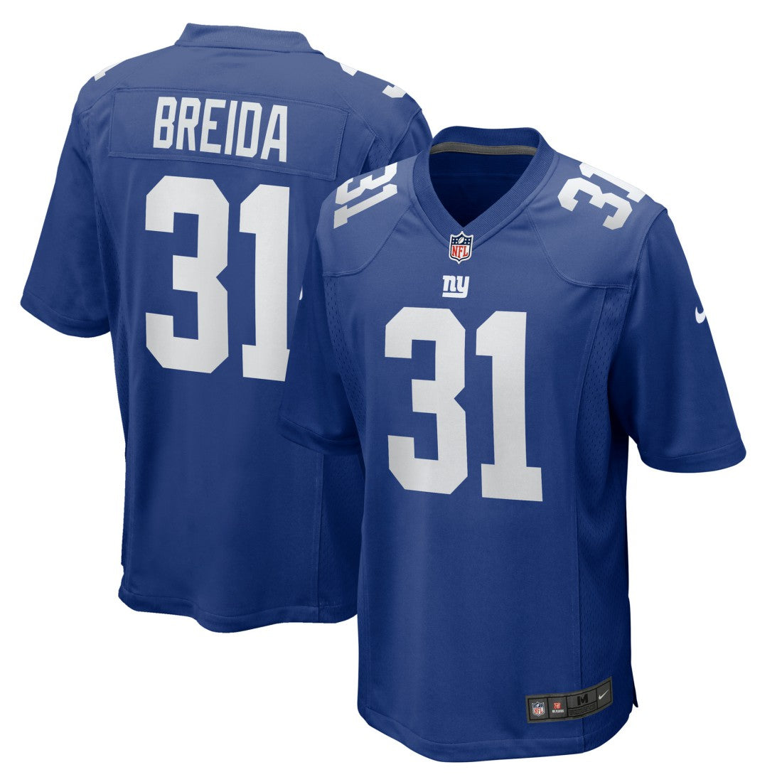 New York Giants Nike Matt Breida  Game Jersey
