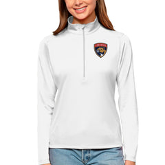 Florida Panthers Antigua Women's Tribute Quarter-Zip Pullover Top Online