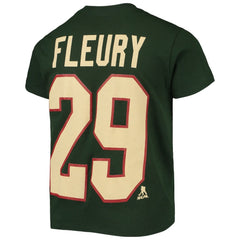 Marc-Andre Fleury Minnesota Wild Youth Player Name & Number T-Shirt Outlet