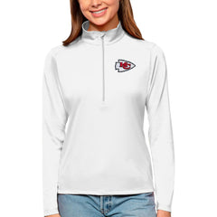 Kansas City Chiefs  Antigua Women's Tribute Half-Zip Top