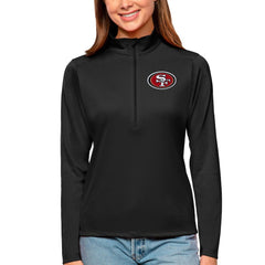 San Francisco 49ers  Antigua Women's Tribute Half-Zip Top