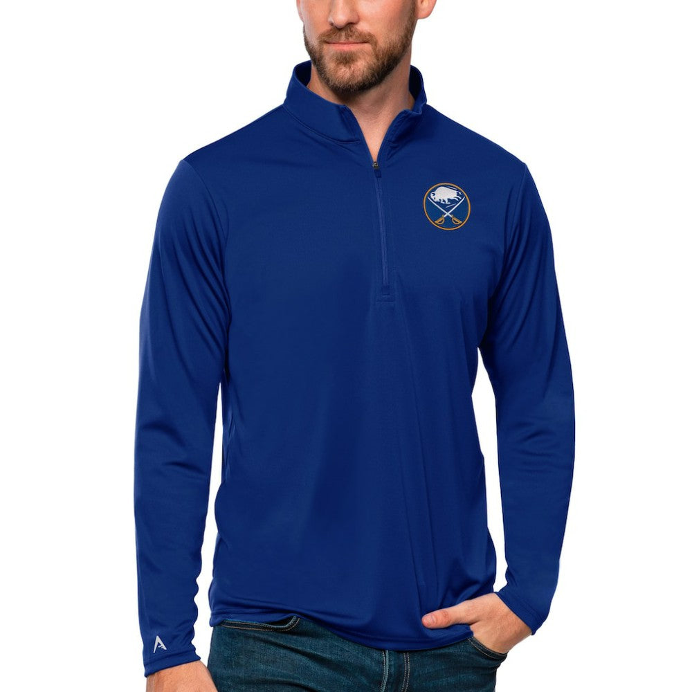 Buffalo Sabres Antigua Tribute Quarter-Zip Pullover Top Discount