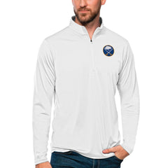 Buffalo Sabres Antigua Tribute Quarter-Zip Pullover Top Discount