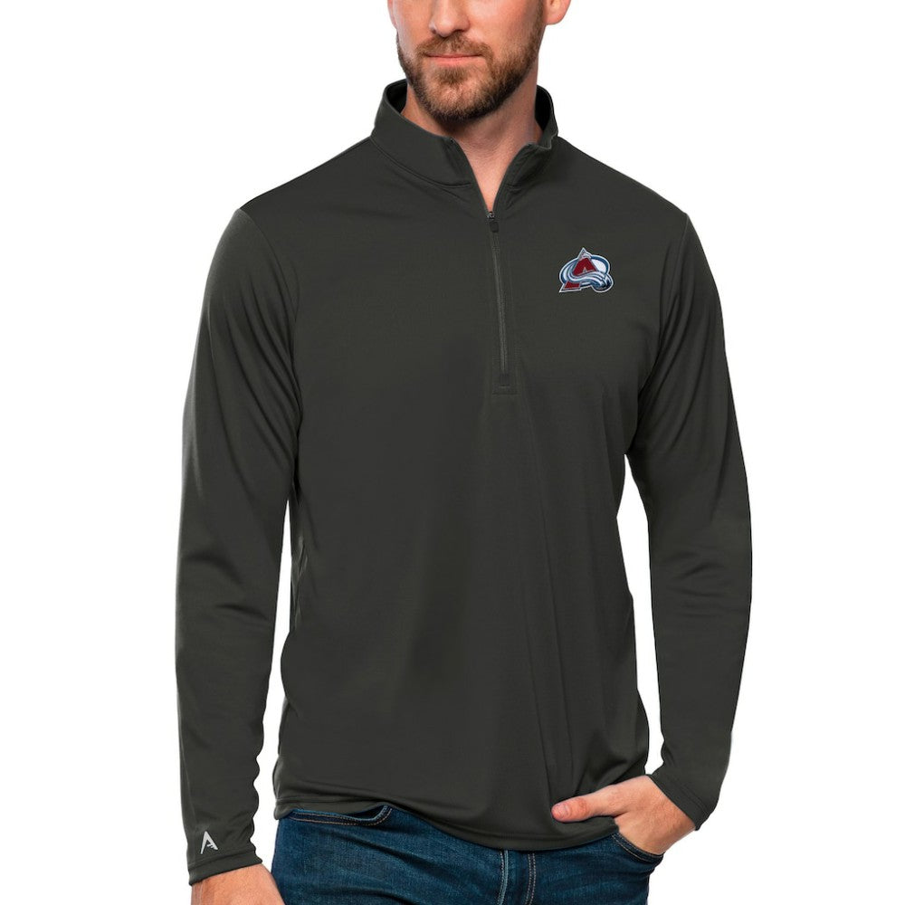 Colorado Avalanche Antigua Tribute Quarter-Zip Pullover Top Sale