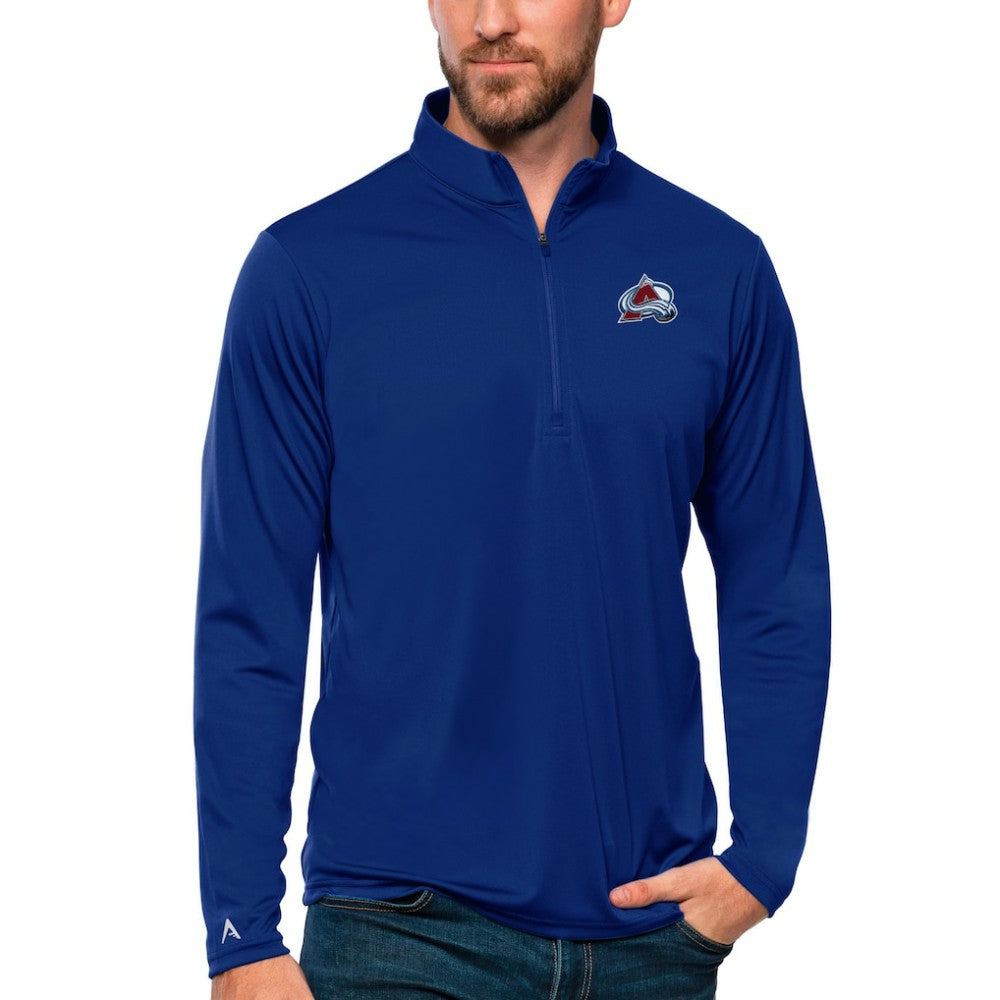 Colorado Avalanche Antigua Tribute Quarter-Zip Pullover Top Outlet