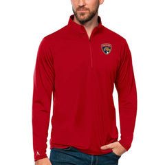 Florida Panthers Antigua Tribute Quarter-Zip Pullover Top On Sale