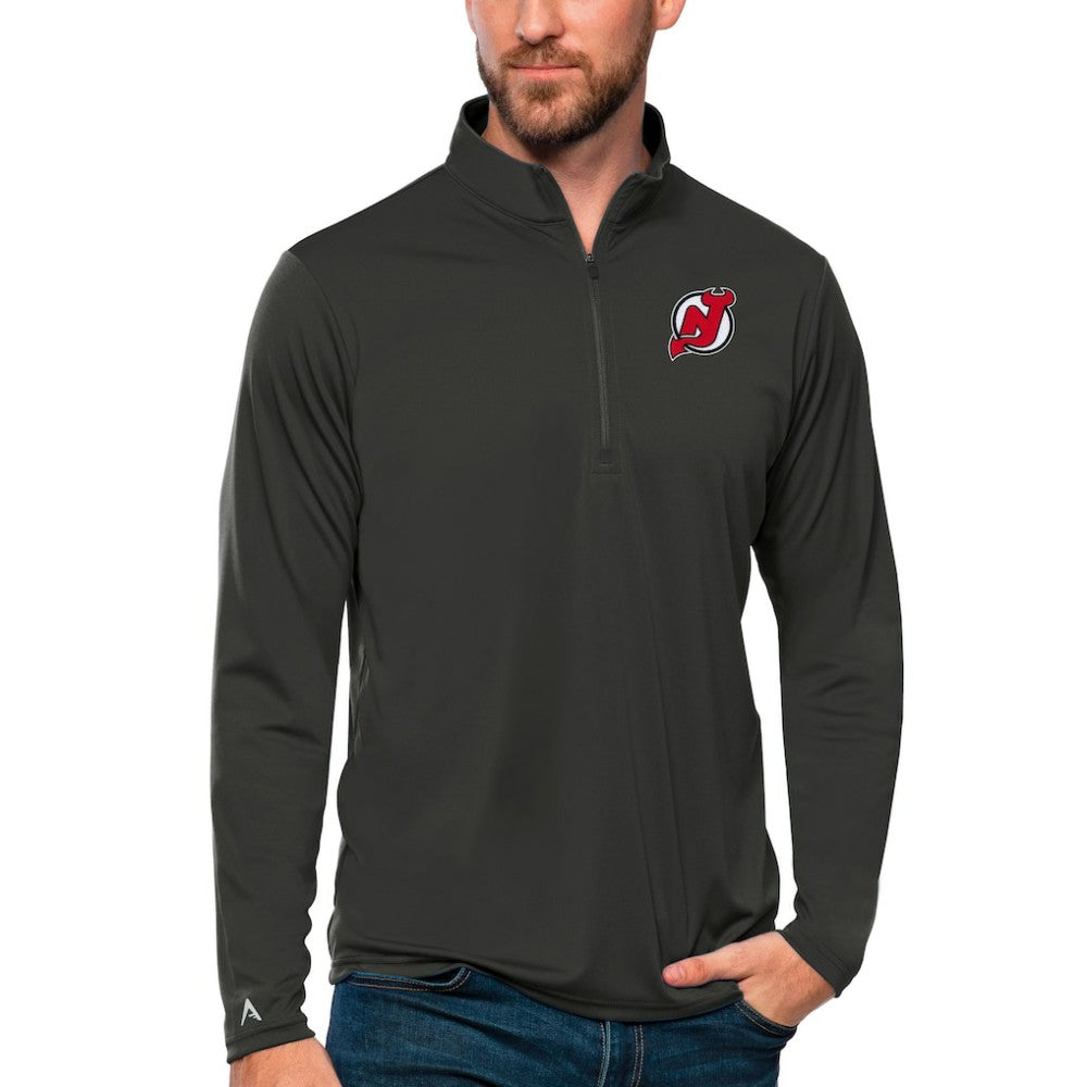 New Jersey Devils Antigua Tribute Quarter-Zip Pullover Top Outlet