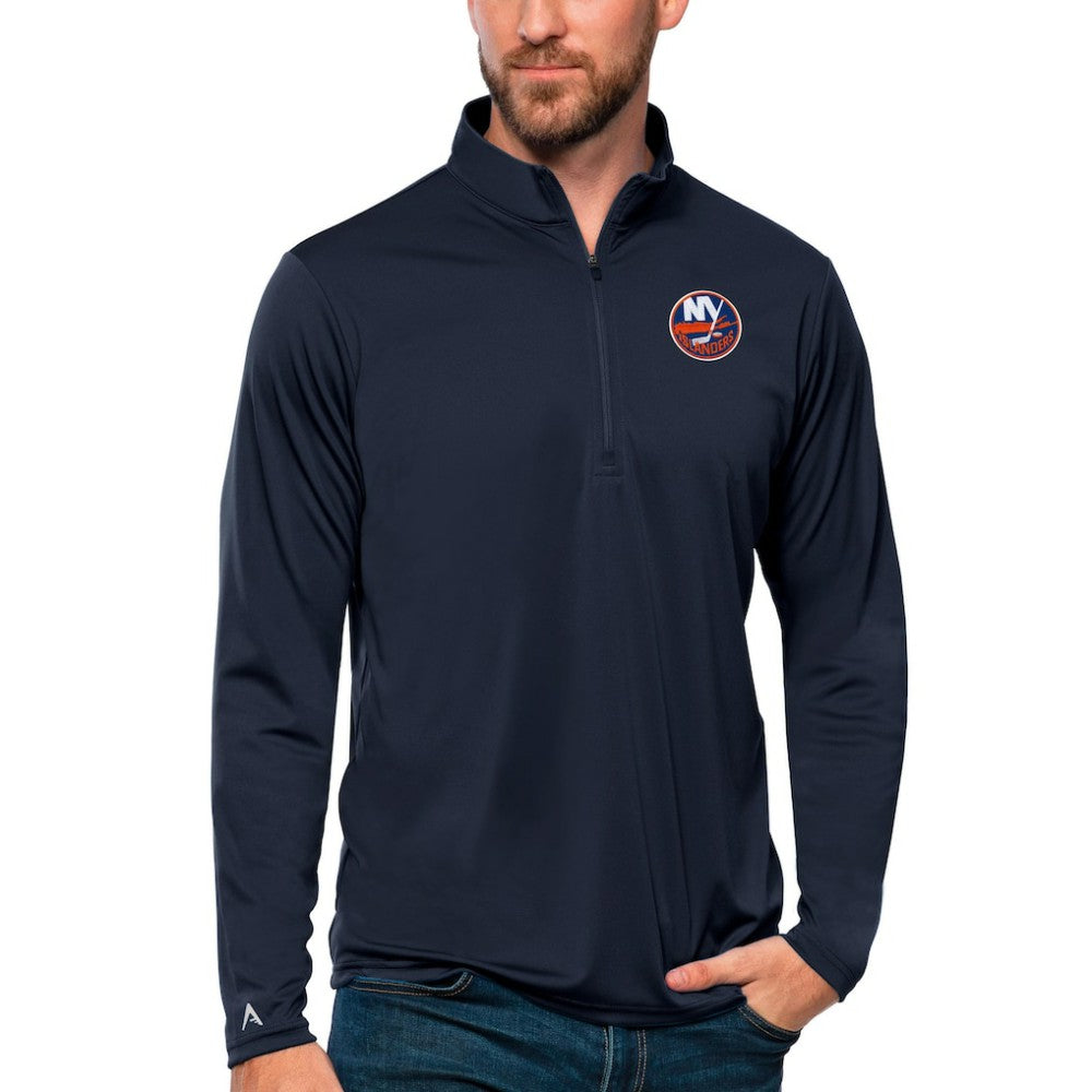 New York Islanders Antigua Tribute Quarter-Zip Pullover Top Sale
