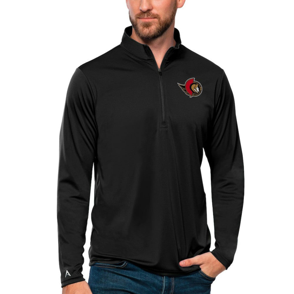 Ottawa Senators Antigua Tribute Quarter-Zip Pullover Top Sale