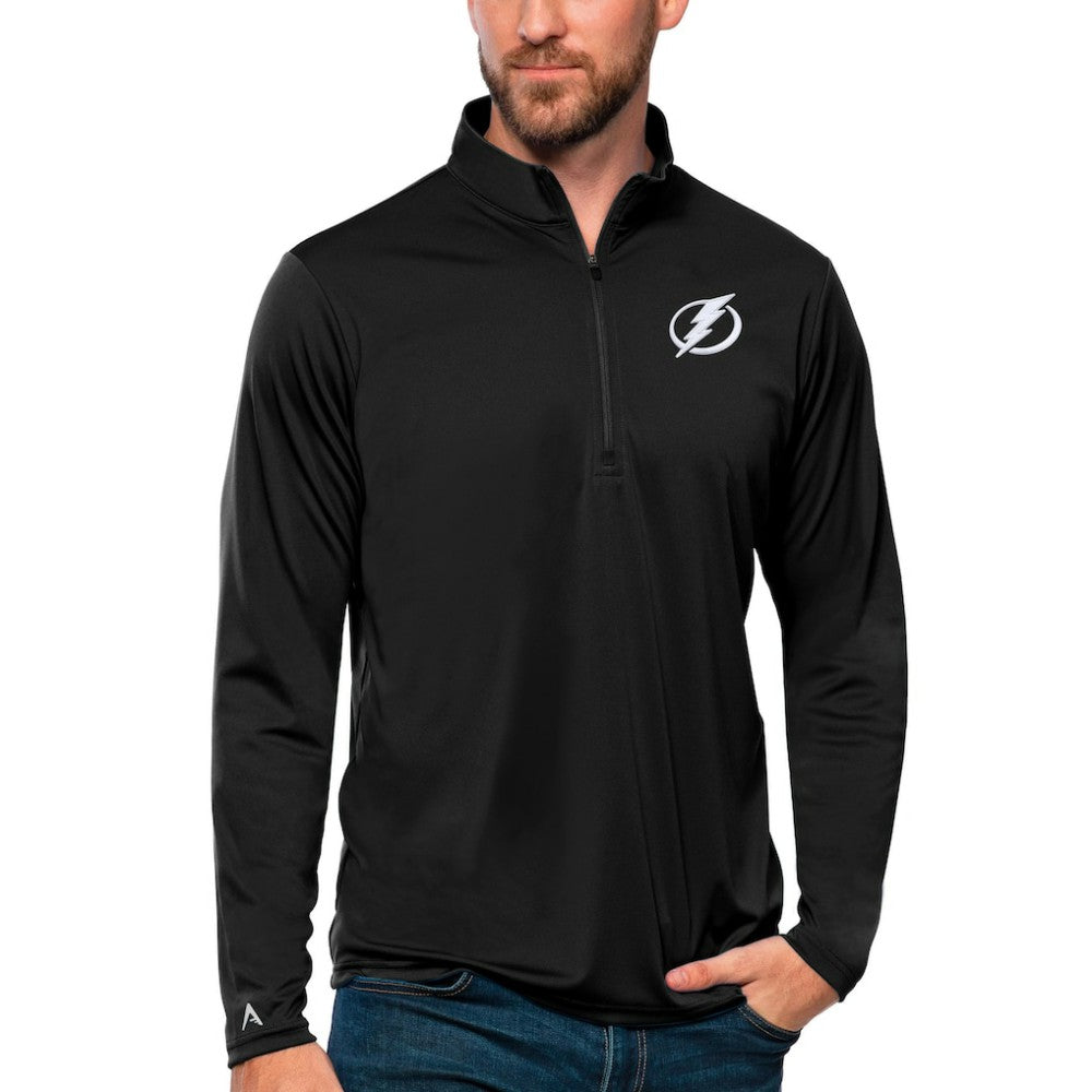 Tampa Bay Lightning Antigua Tribute Quarter-Zip Pullover Top Discount