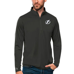 Tampa Bay Lightning Antigua Tribute Quarter-Zip Pullover Top On Sale