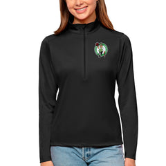 Boston Celtics Antigua Women's Tribute Half-Zip Top New
