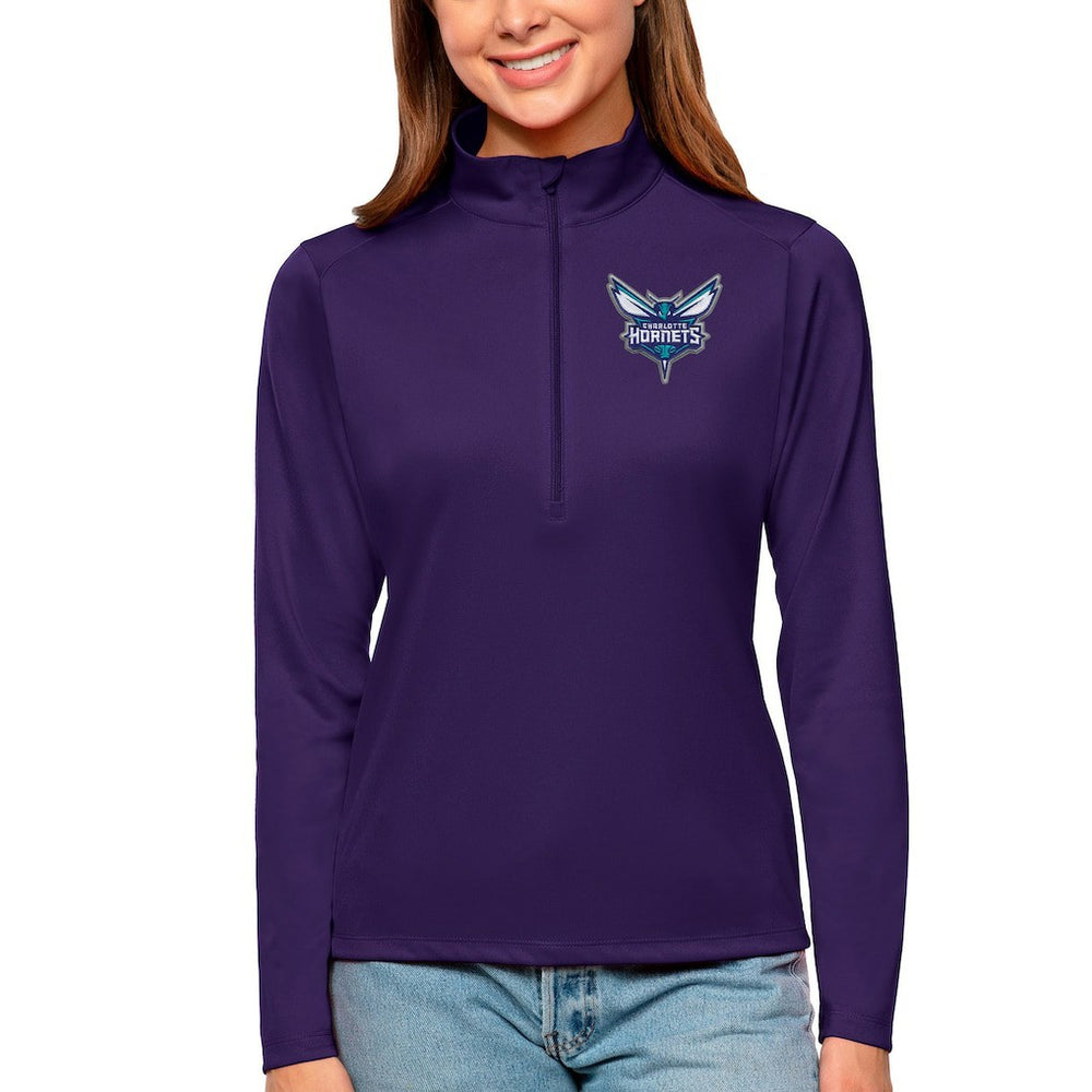 Charlotte Hornets Antigua Women's Tribute Half-Zip Top Discount