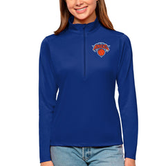 New York Knicks Antigua Women's Tribute Half-Zip Top Discount