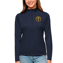 Denver Nuggets Antigua Women's Tribute Half-Zip Top sale Outlet