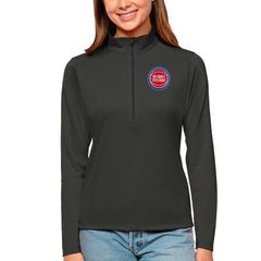 Detroit Pistons Antigua Women's Tribute Half-Zip Top sale Online
