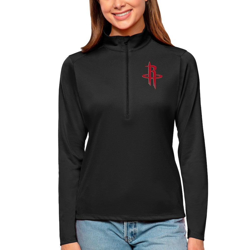 Houston Rockets Antigua Women's Tribute Half-Zip Top sale Discount