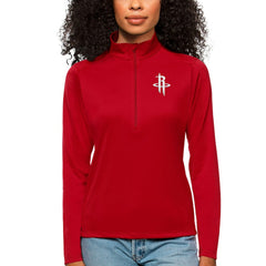 Houston Rockets Antigua Women's Tribute Half-Zip Top sale Online