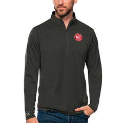 Atlanta Hawks Antigua Tribute Quarter-Zip Pullover Top Discount