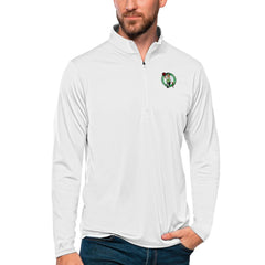 Boston Celtics Antigua Tribute Quarter-Zip Pullover Top Online