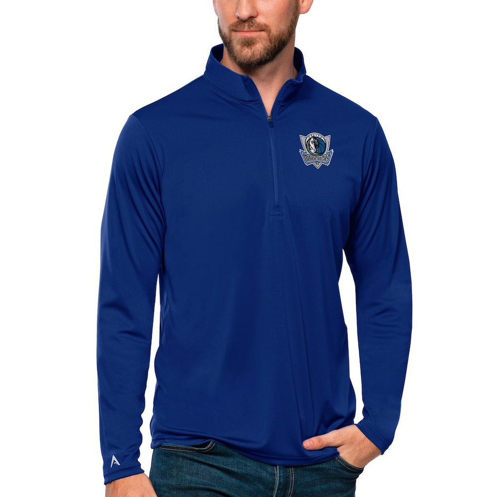 Dallas Mavericks Antigua Tribute Quarter-Zip Pullover Top sale New