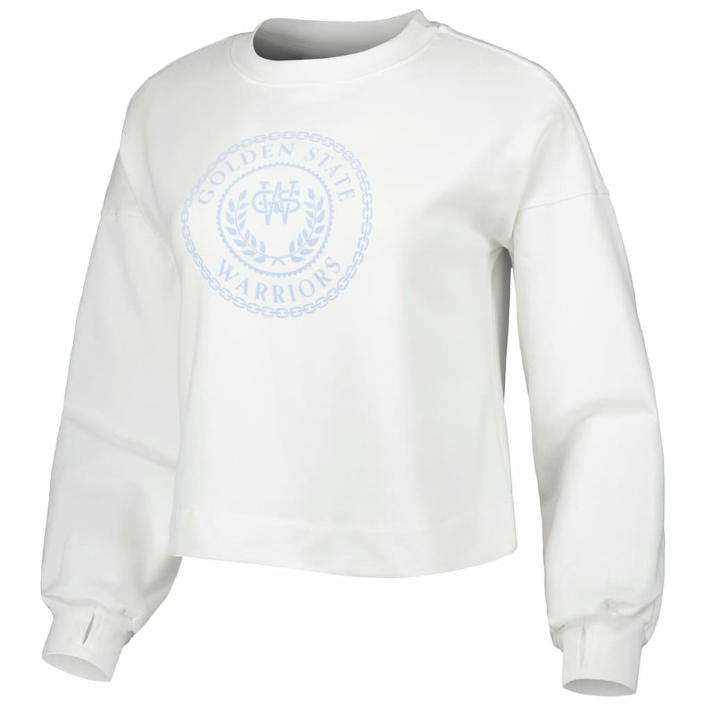 Golden State Warriors Lusso Women's Lola Ball and Chain Pullover Sweatshirt sale On Sale