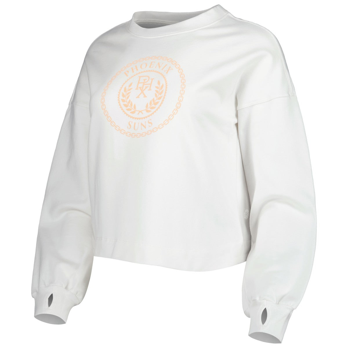 Phoenix Suns Lusso Women's Lola Ball and Chain Pullover Sweatshirt Discount