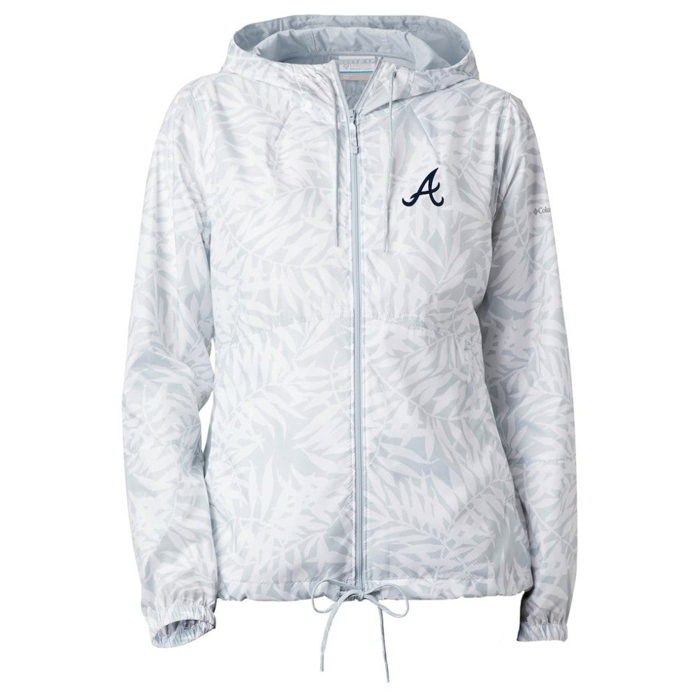 Atlanta Braves Columbia Women's Flash Forward Full-Zip Windbreaker Jacket | MLB US