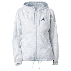 Atlanta Braves Columbia Women's Flash Forward Full-Zip Windbreaker Jacket | MLB US