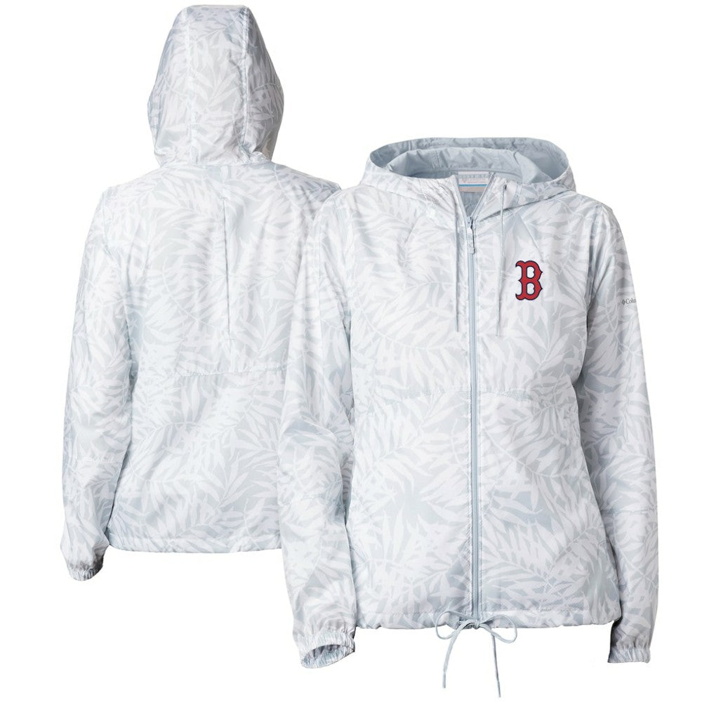 Boston Red Sox Columbia Women's Flash Forward Full-Zip Windbreaker Jacket | MLB For sale