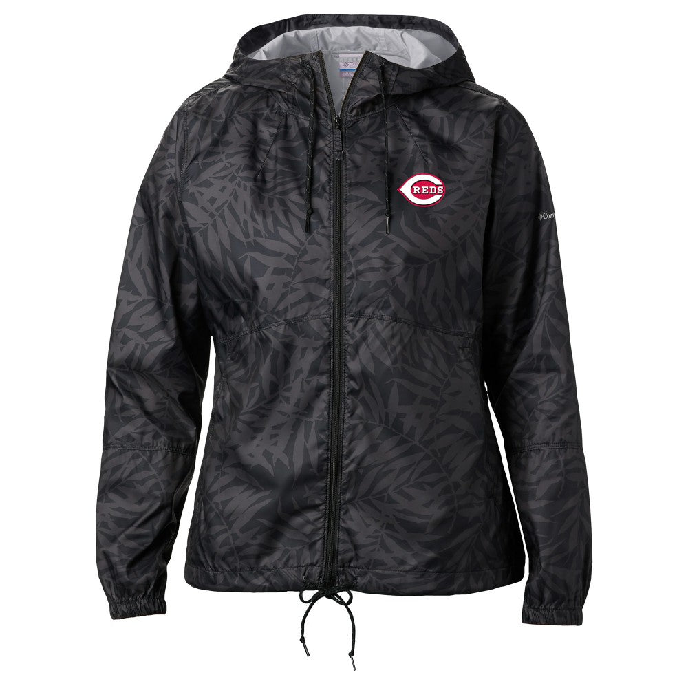 Cincinnati Reds Columbia Women's Flash Forward Full-Zip Windbreaker Jacket | MLB US