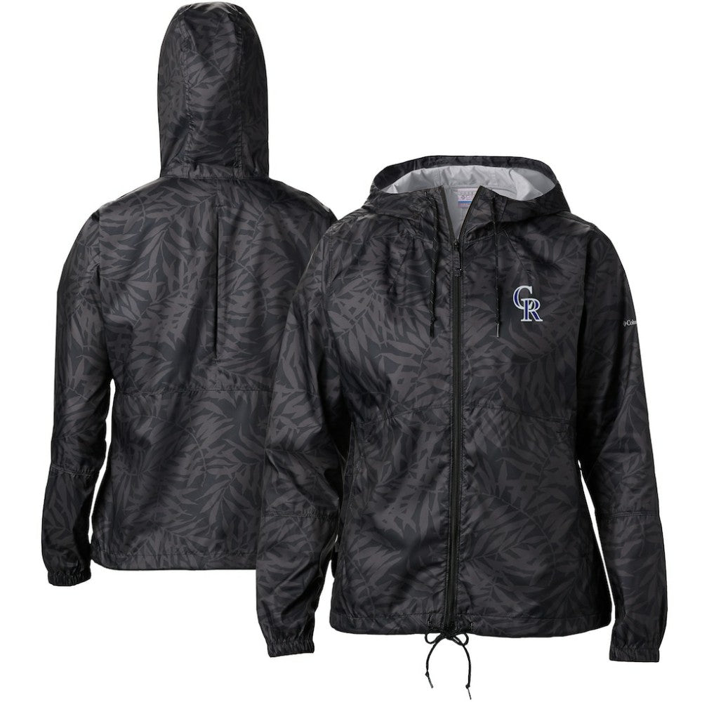 Colorado Rockies Columbia Women's Flash Forward Full-Zip Windbreaker Jacket | MLB Near me