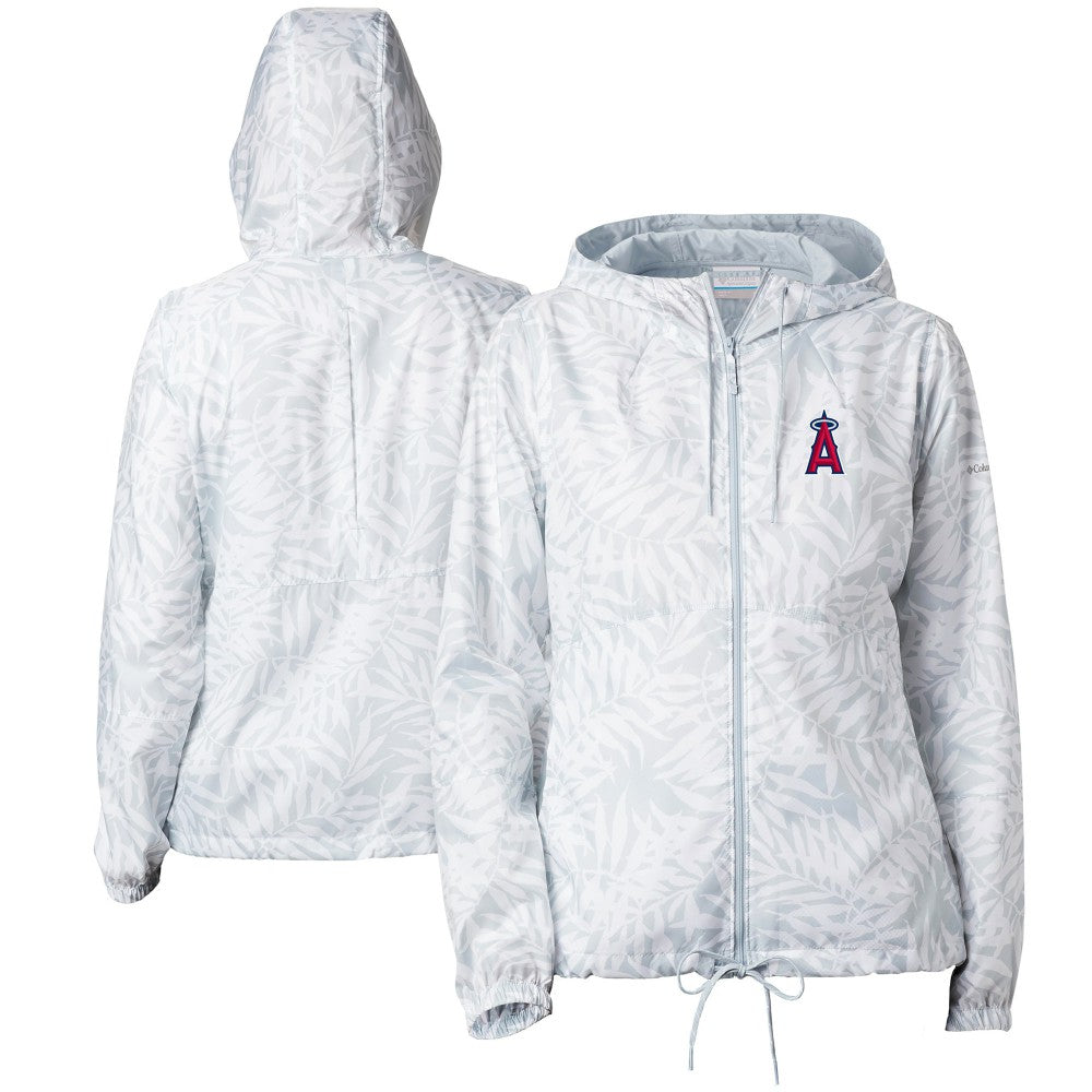 Los Angeles Angels Columbia Women's Flash Forward Full-Zip Windbreaker Jacket | MLB Outlet