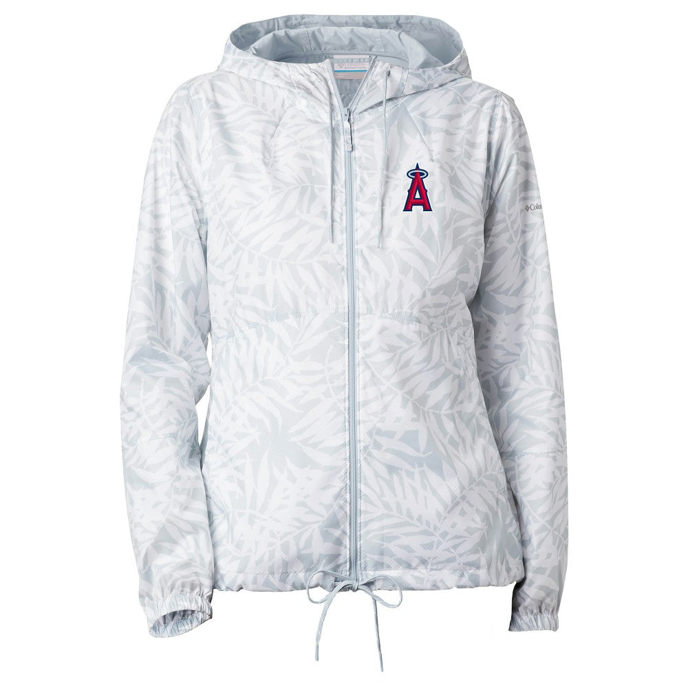 Los Angeles Angels Columbia Women's Flash Forward Full-Zip Windbreaker Jacket | MLB Outlet