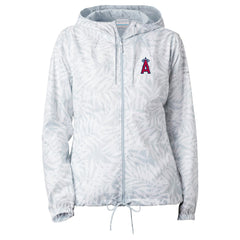 Los Angeles Angels Columbia Women's Flash Forward Full-Zip Windbreaker Jacket | MLB Outlet