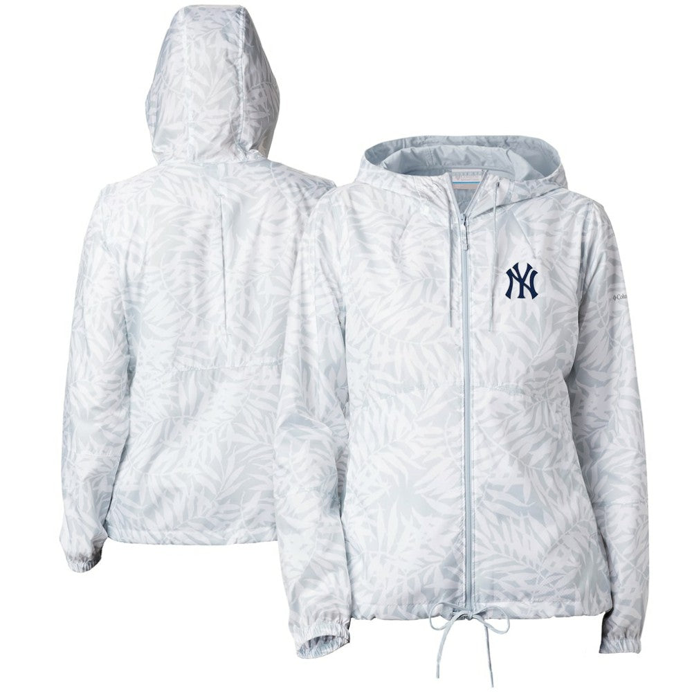 New York Yankees Columbia Women's Flash Forward Full-Zip Windbreaker Jacket | MLB On Sale