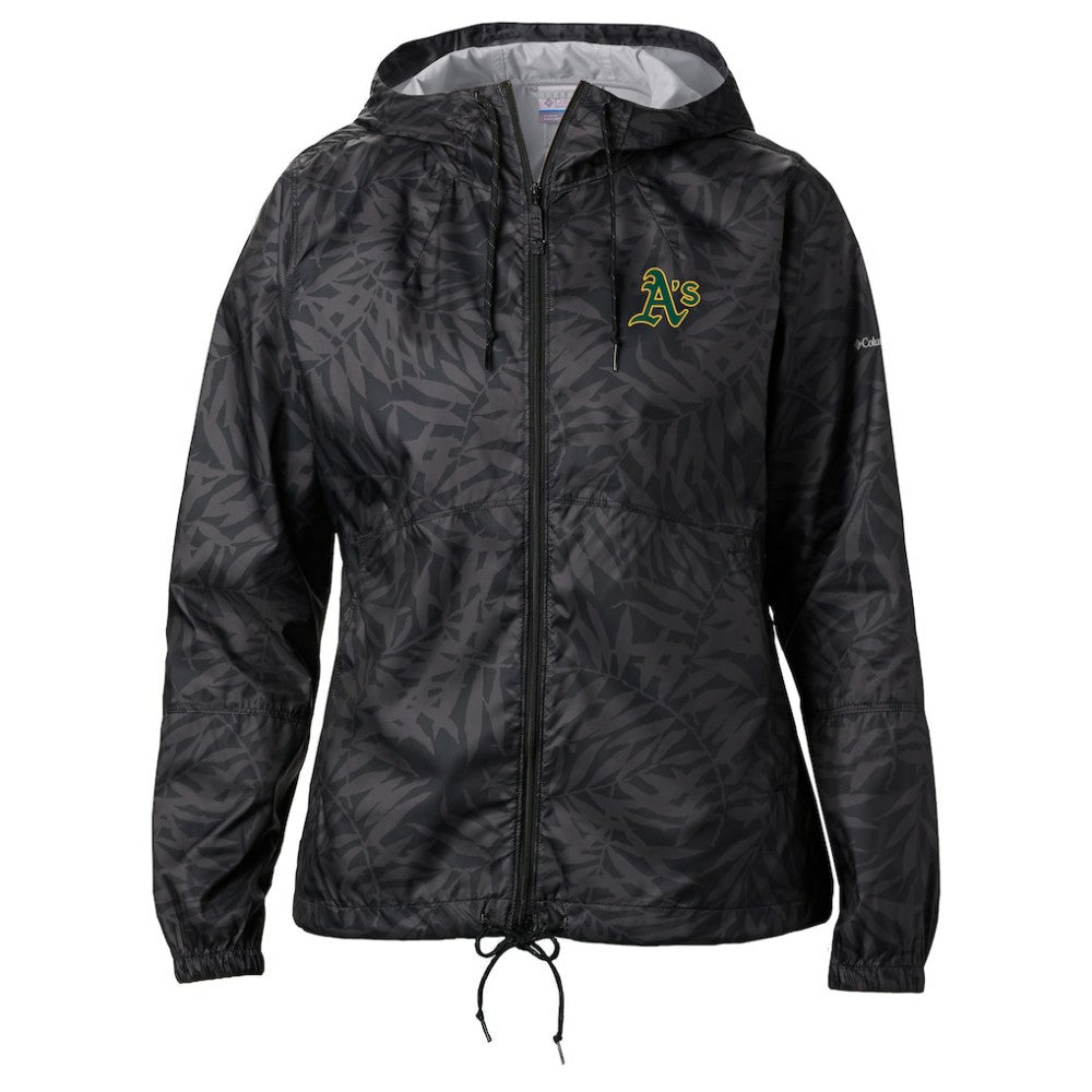Athletics Columbia Women's Flash Forward Full-Zip Windbreaker Jacket | MLB Discount