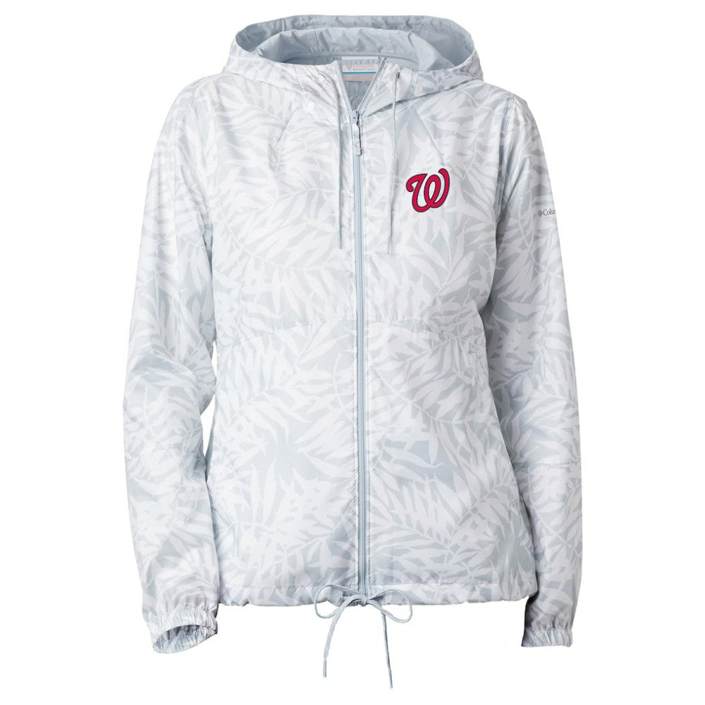 Washington Nationals Columbia Women's Flash Forward Full-Zip Windbreaker Jacket | MLB Discount