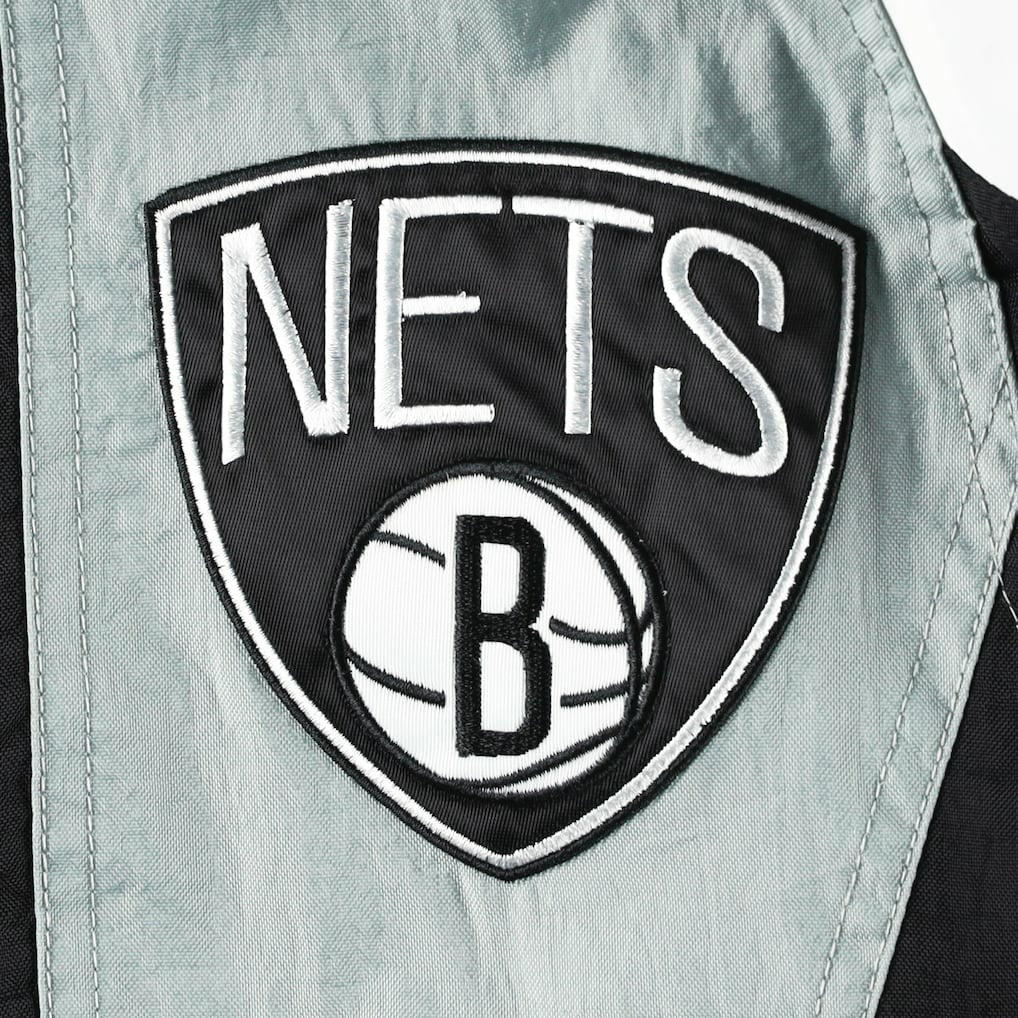 Brooklyn Nets Starter Body Check Raglan Hoodie Half-Zip Jacket For Sale